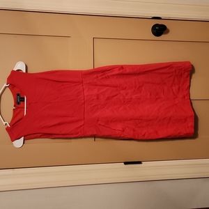 Size 4 Lands End Coral Dress